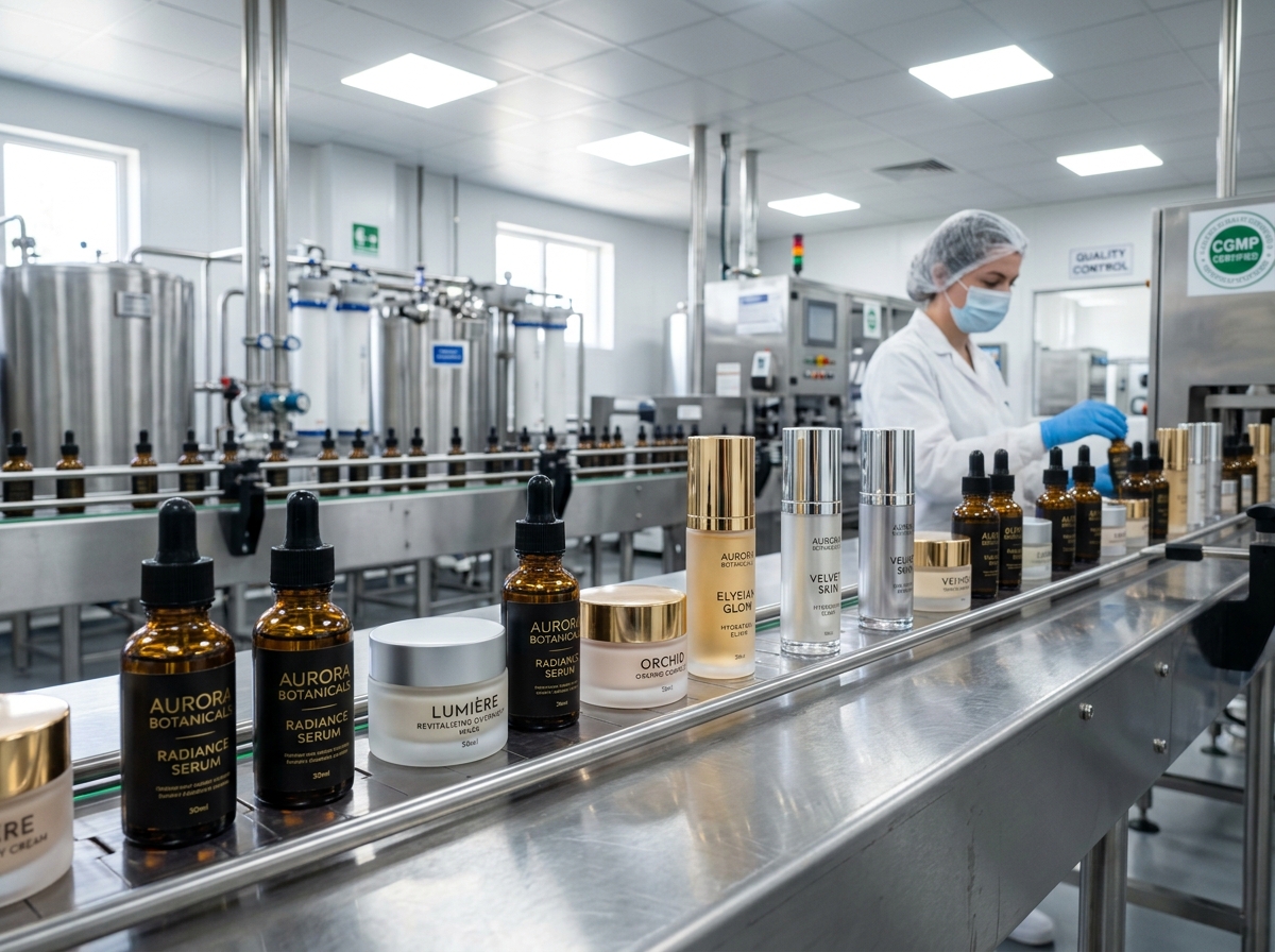 Turnkey Cosmetic Packaging & Labeling Line